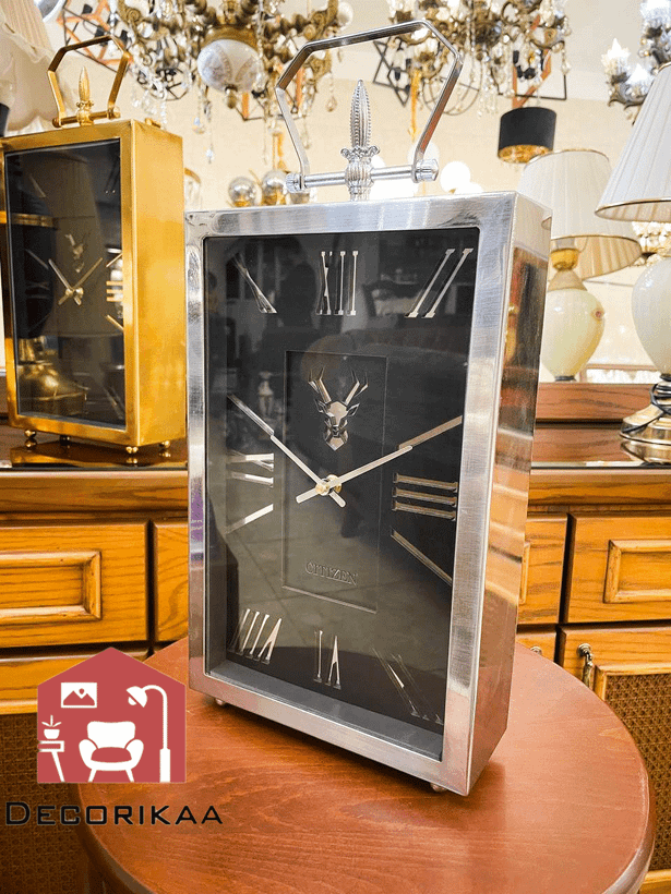 ساعت رومیزی Citizen steel Silver