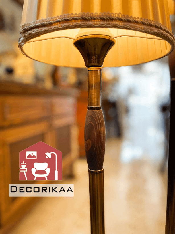 آباژور ایستاده 3 پایه چوبی مدل هرم