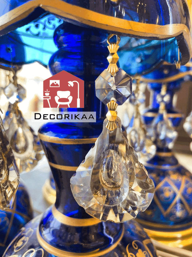 آباژور طرح شاه عباسی آبی