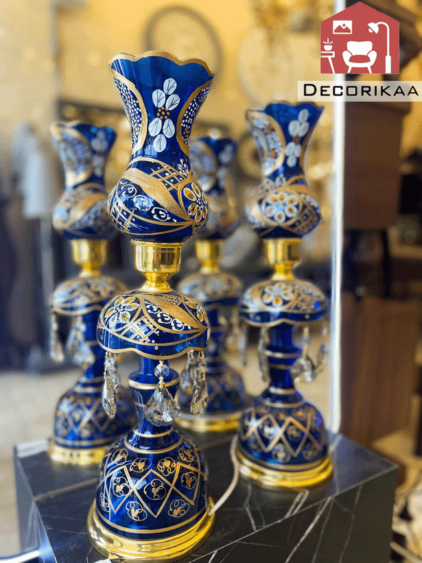 آباژور طرح شاه عباسی آبی