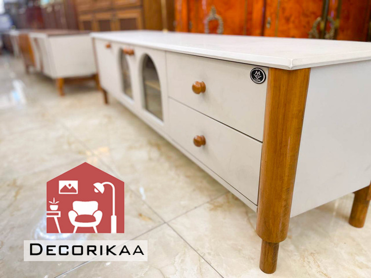 میز تلویزیون متین R405 White wood سایز 180